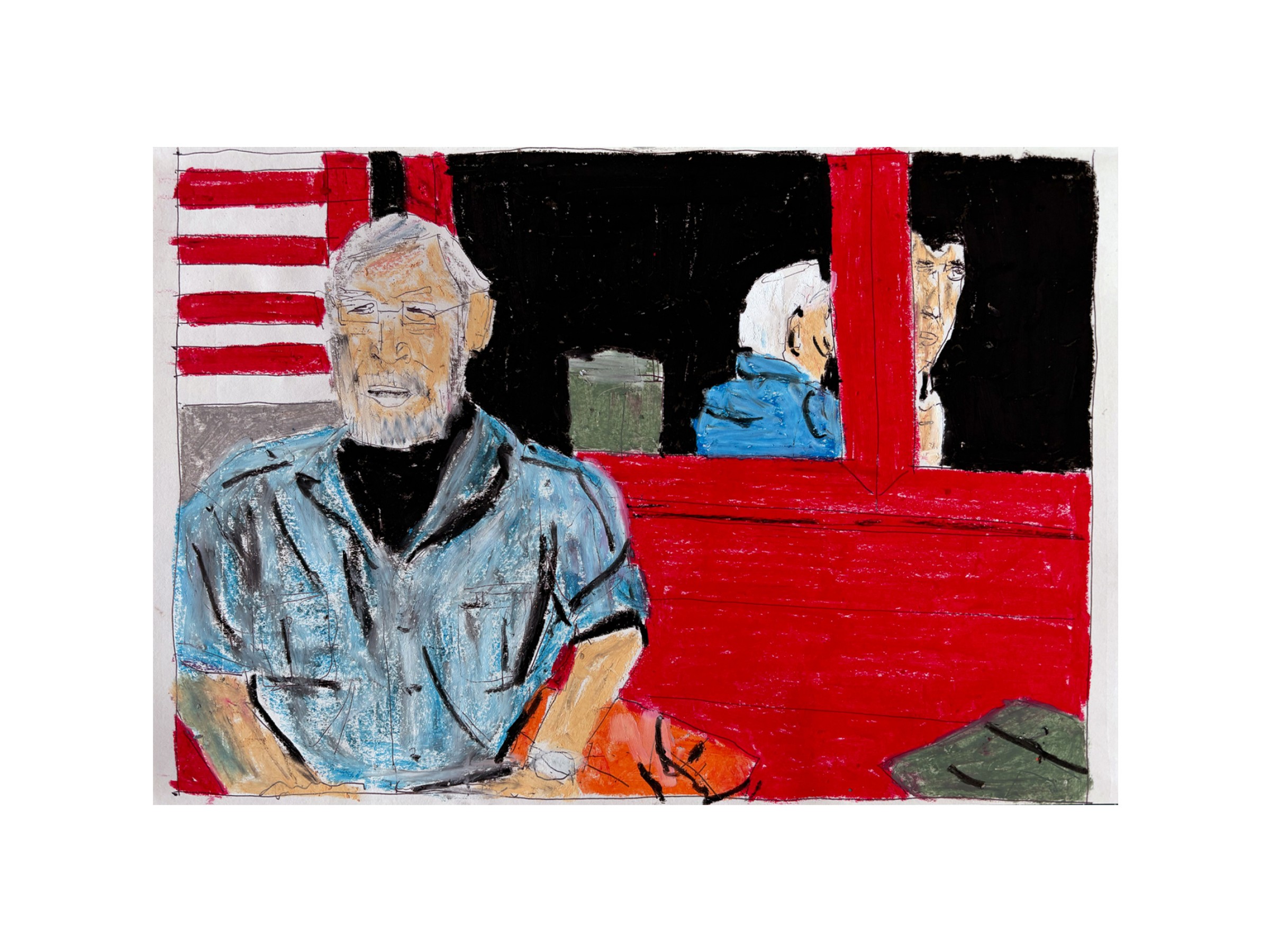 rood wit - wasco on paper